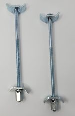 2 Pack KIHAF26296220Z Joint Fasteners Workshop Connectors Adjustable Recessed Work Surface Countertop Bolts 5 7/8" Length Steel Made in Germany - Image 6